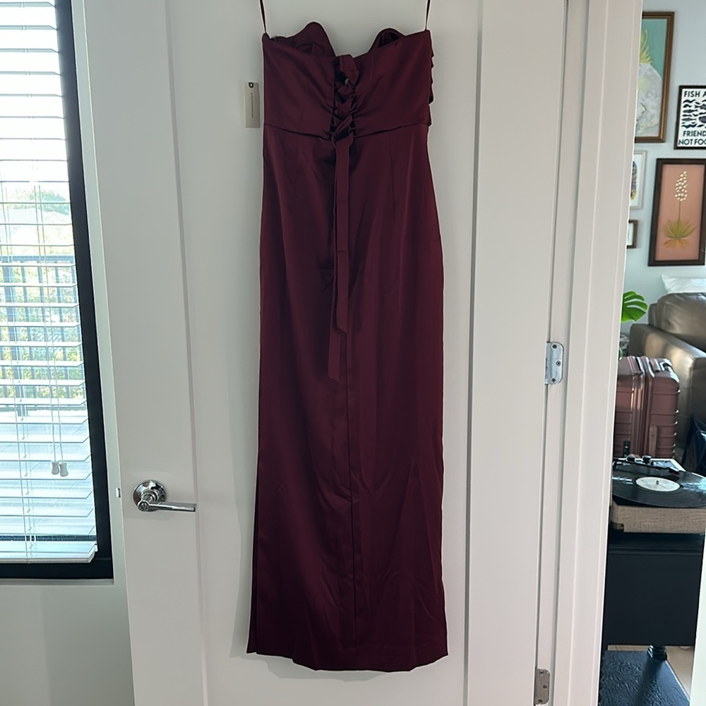 Anthropologie BHLDN Stretch Satin Dress - Picture 4 of 5